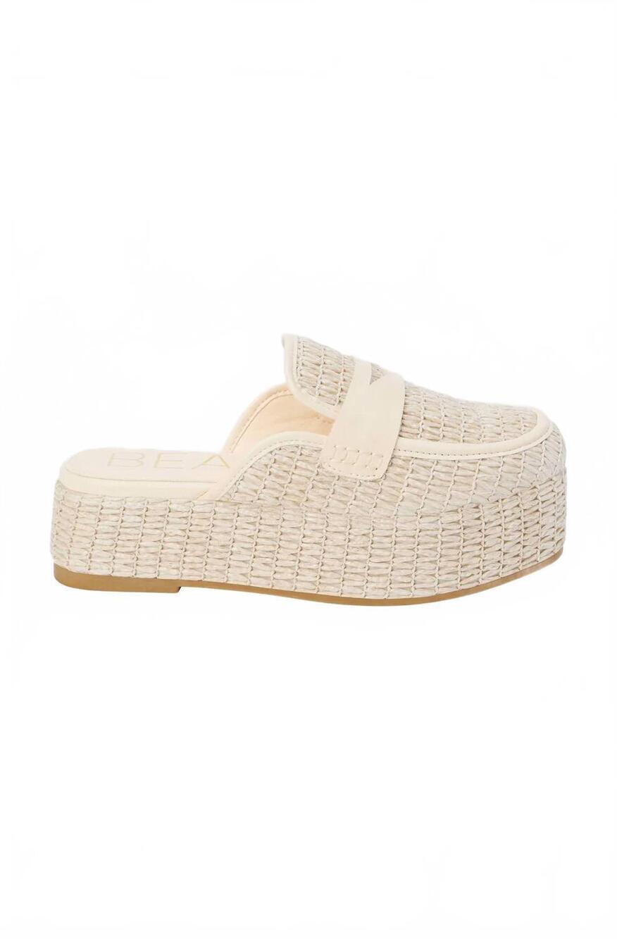 NEW BEACH BY MATISSE women's wren platform sandal in natural